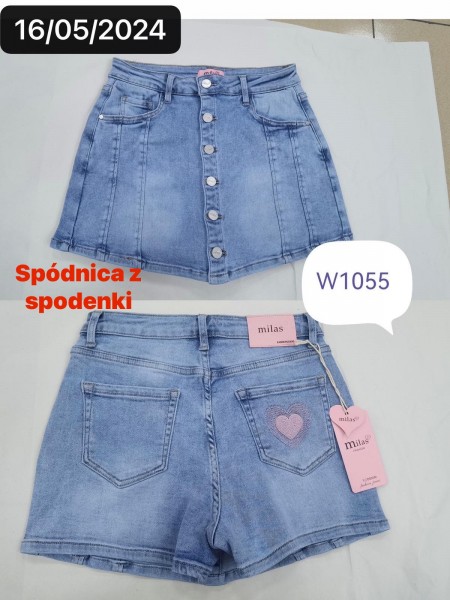 spodenki jeansy