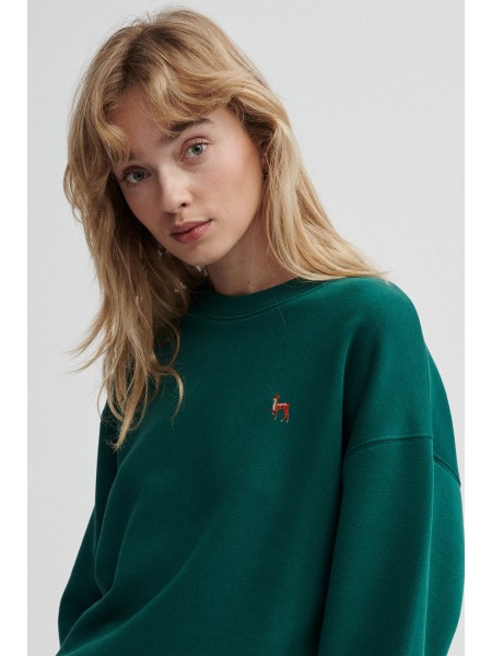 Bluza damska zielona