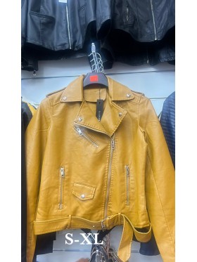 płaszcz skórzany Damski