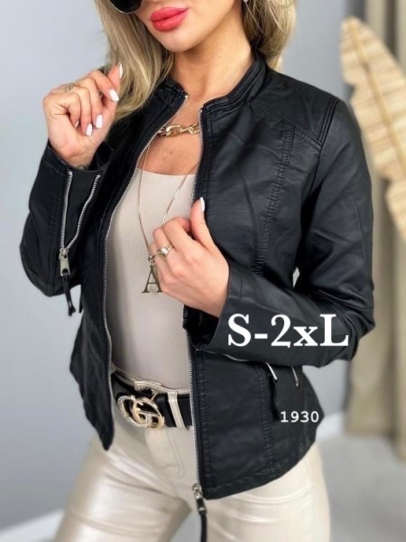 płaszcz skórzany Damski