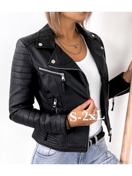 płaszcz skórzany Damski