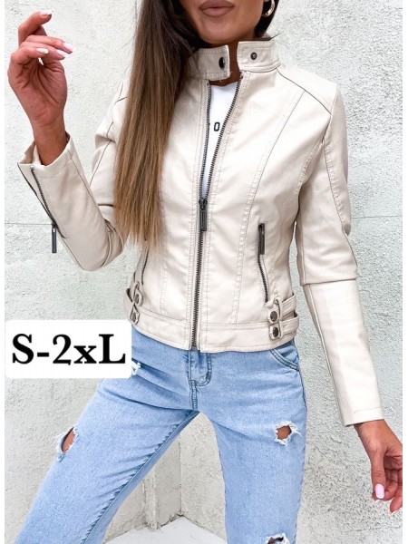 płaszcz skórzany Damski