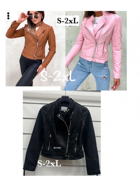 płaszcz skórzany Damski